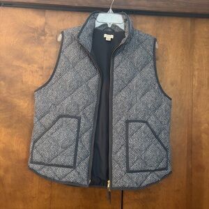 J. Crew Herringbone Quilted Vest
